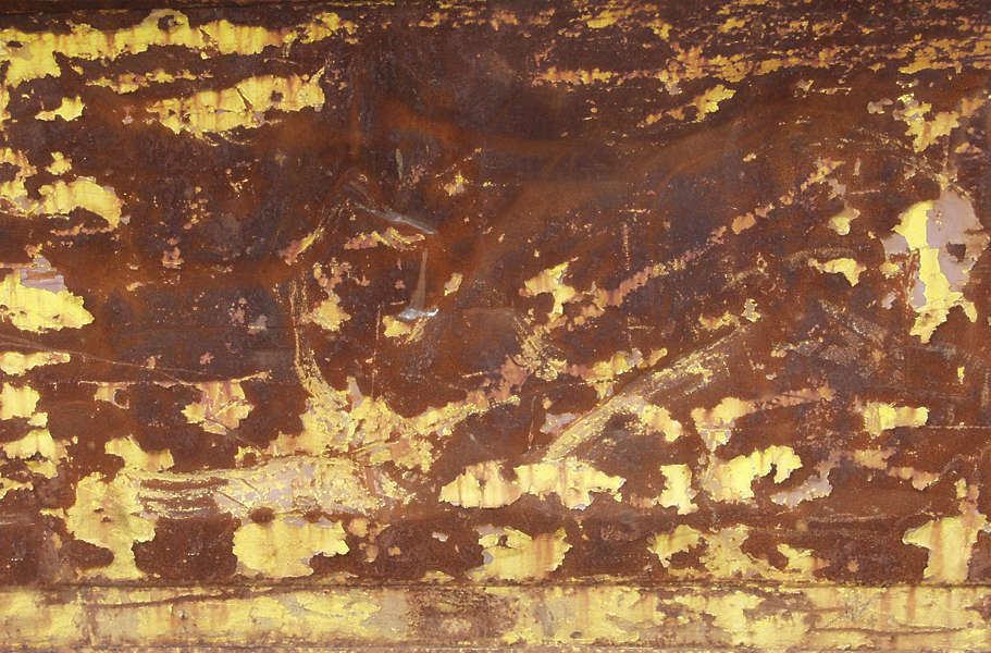 RustPaint0015 - Free Background Texture - rust heavy paint yellow brown