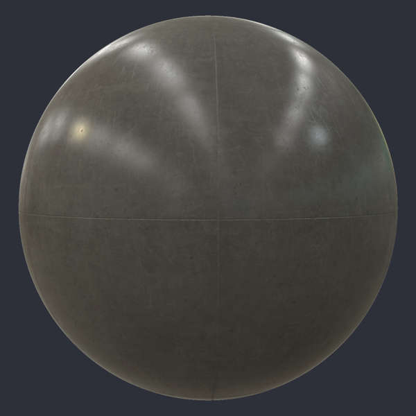 Polished Concrete Floor PBR Material (S0122)