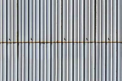 corrugated metal sheet texture