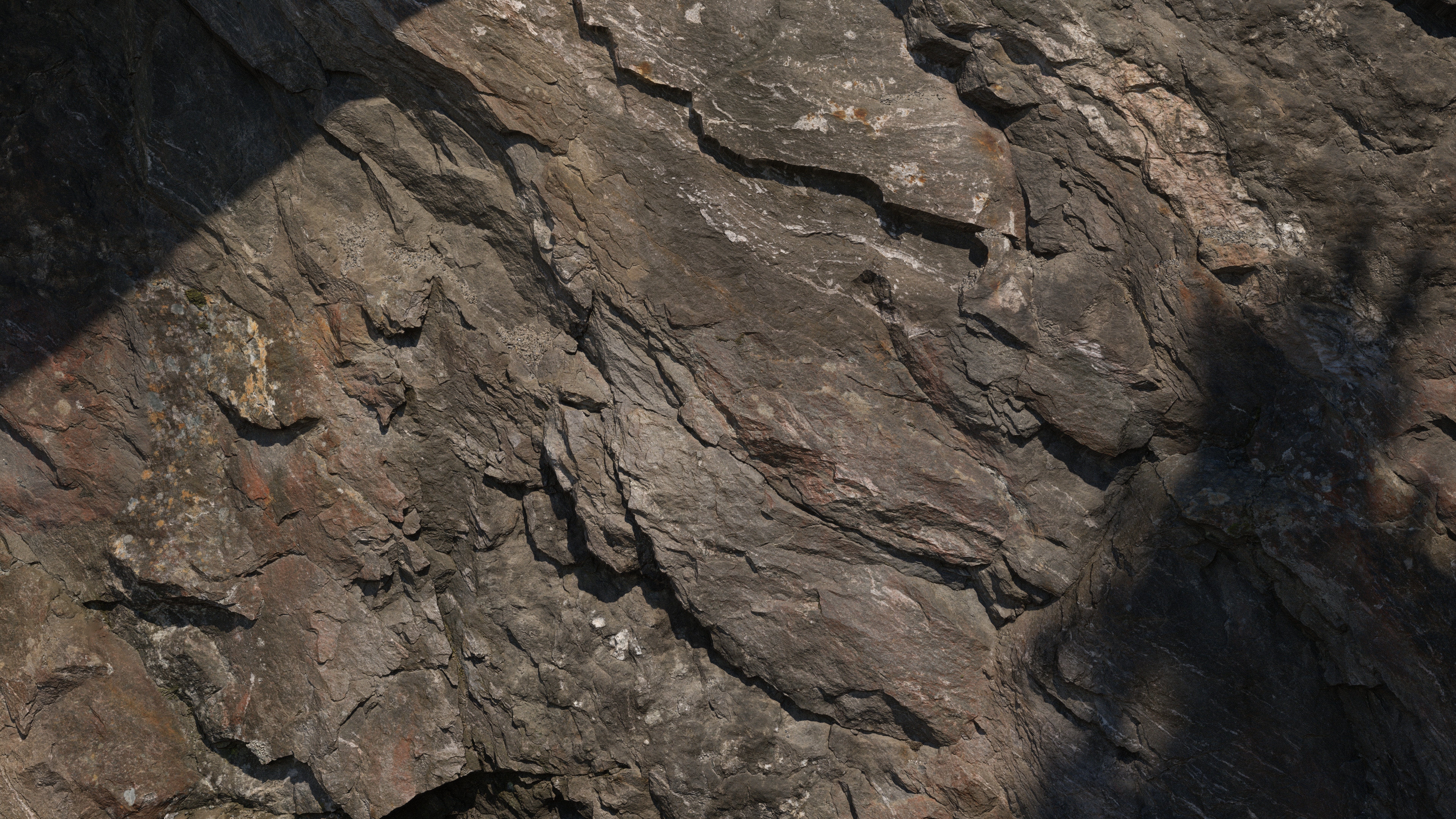 3D Scanned Rock Surface - 4x4 meters