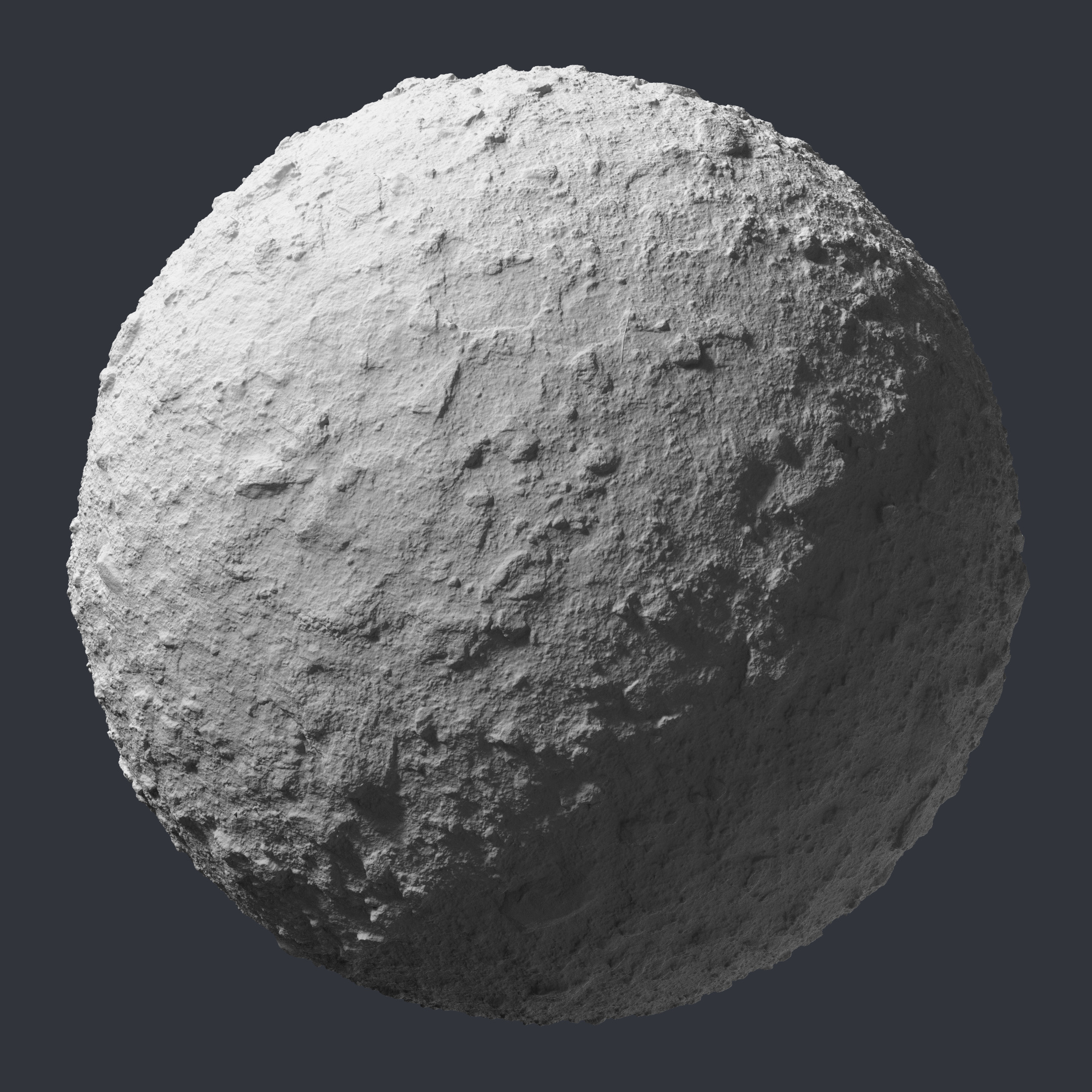 3D Scanned Earth Rocks - 2x2 meters