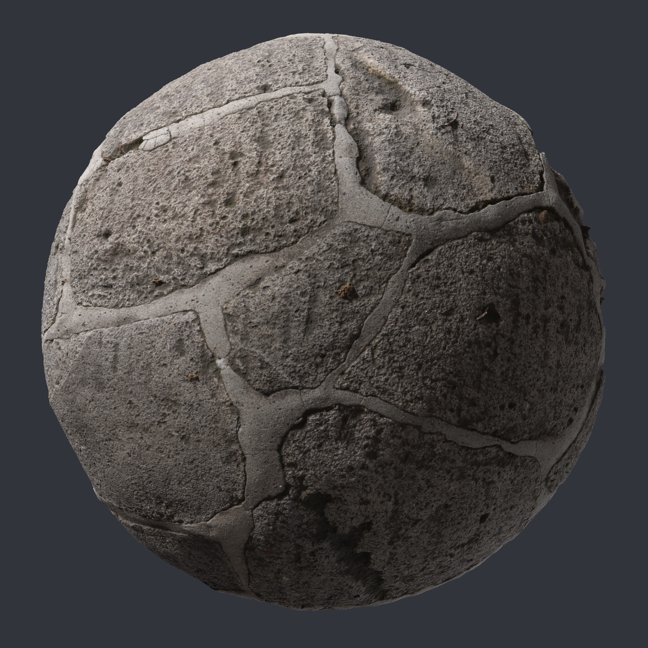 3D Scanned Medieval Cobblestone - 4x4 meters