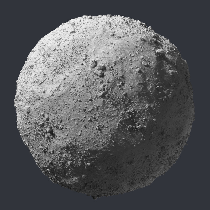 3D Scanned Soil Ground - 2x2, 3x3 meters