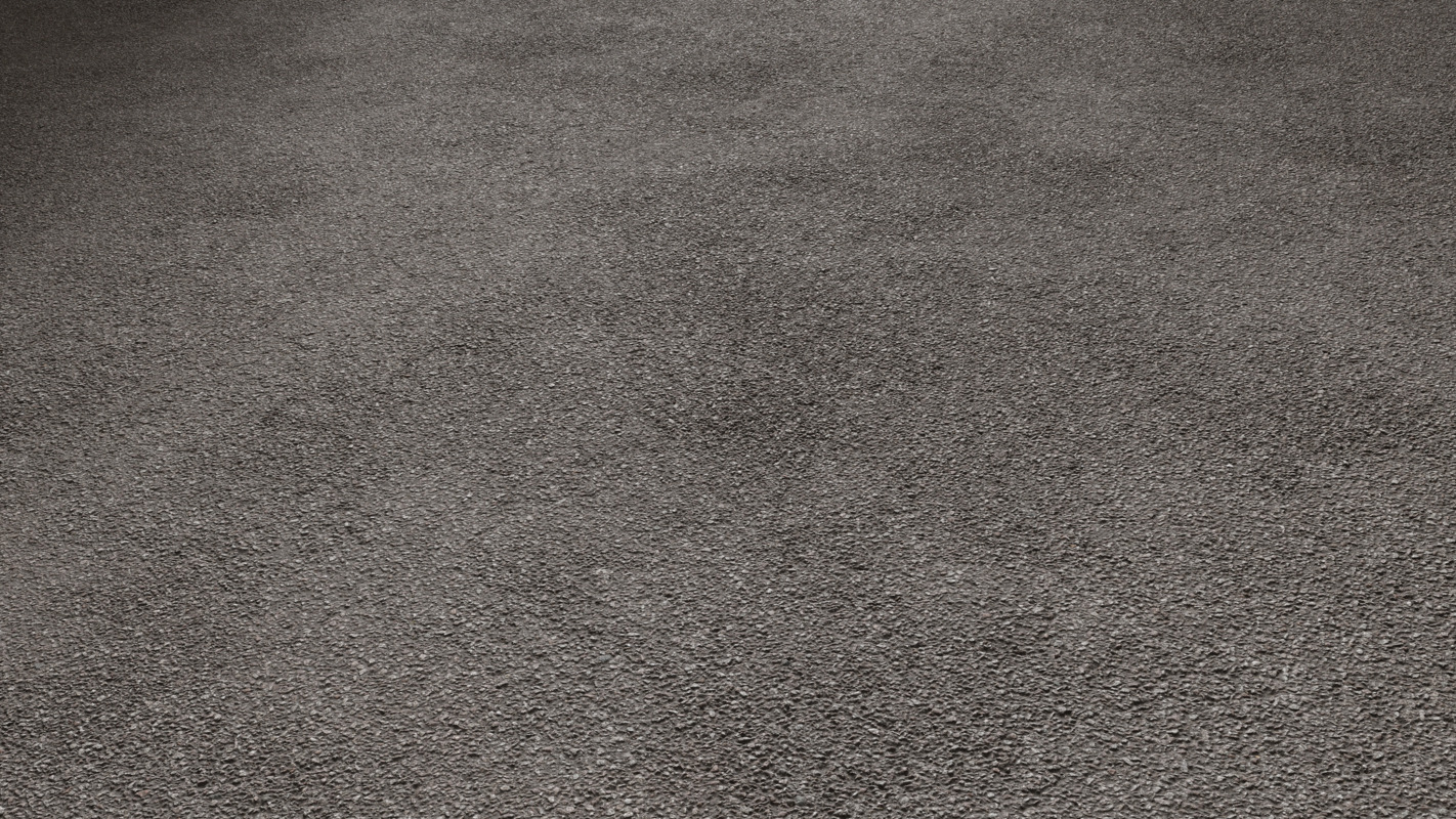 3D Scanned Asphalt Pavement - 1.5x1.5 meters