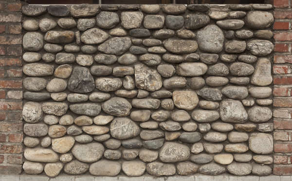 Brickround0125 - Free Background Texture - Stones Round Stacked South 