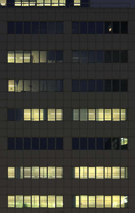 HighRiseNight0001 - Free Background Texture - building facade high rise ...