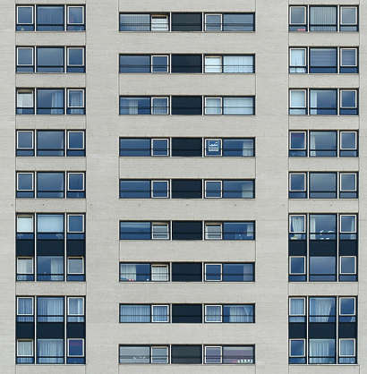 HighRiseResidential0024 - Free Background Texture - building facade ...