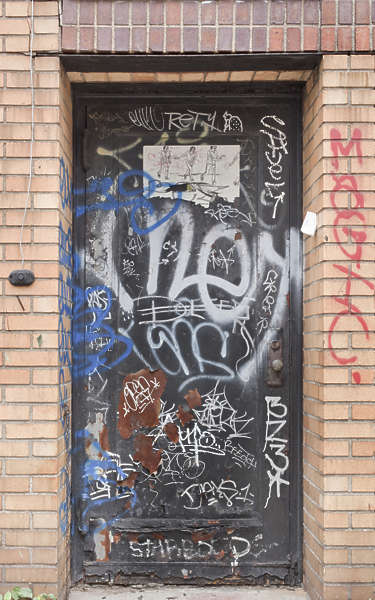 DoorMetalGraffiti0032 - Free Background Texture - brooklyn NY new york ...