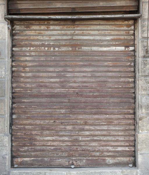 DoorsRollup0086 - Free Background Texture - door metal rollup rusted ...