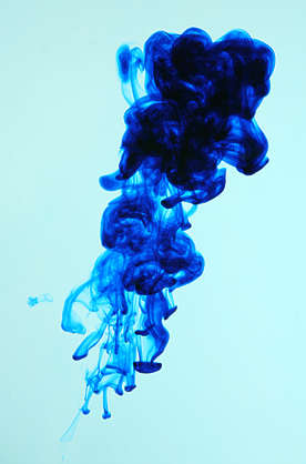 InkDrop0024 - Free Background Texture - ink fluid single drop blue