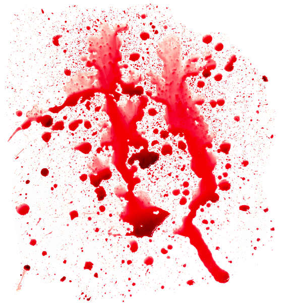 SplatterSmear0063 - Free Background Texture - splatter blood red white