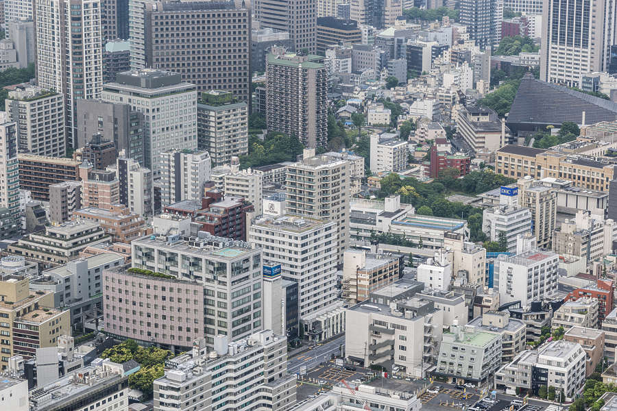 LandscapeCity0081 - Free Background Texture - japan tokyo aerial ...