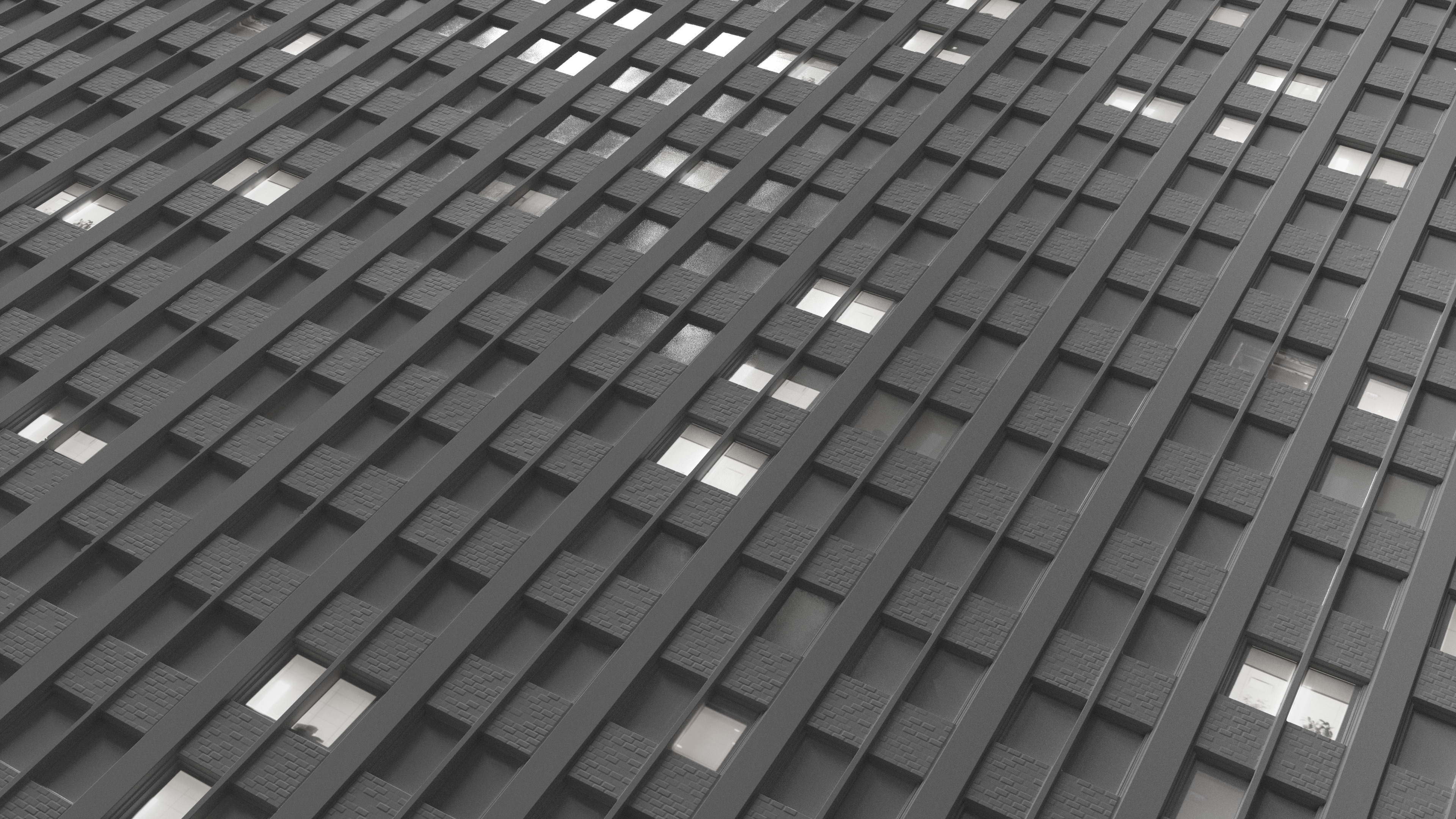 High-Rise Background Building Facade - PBR0309