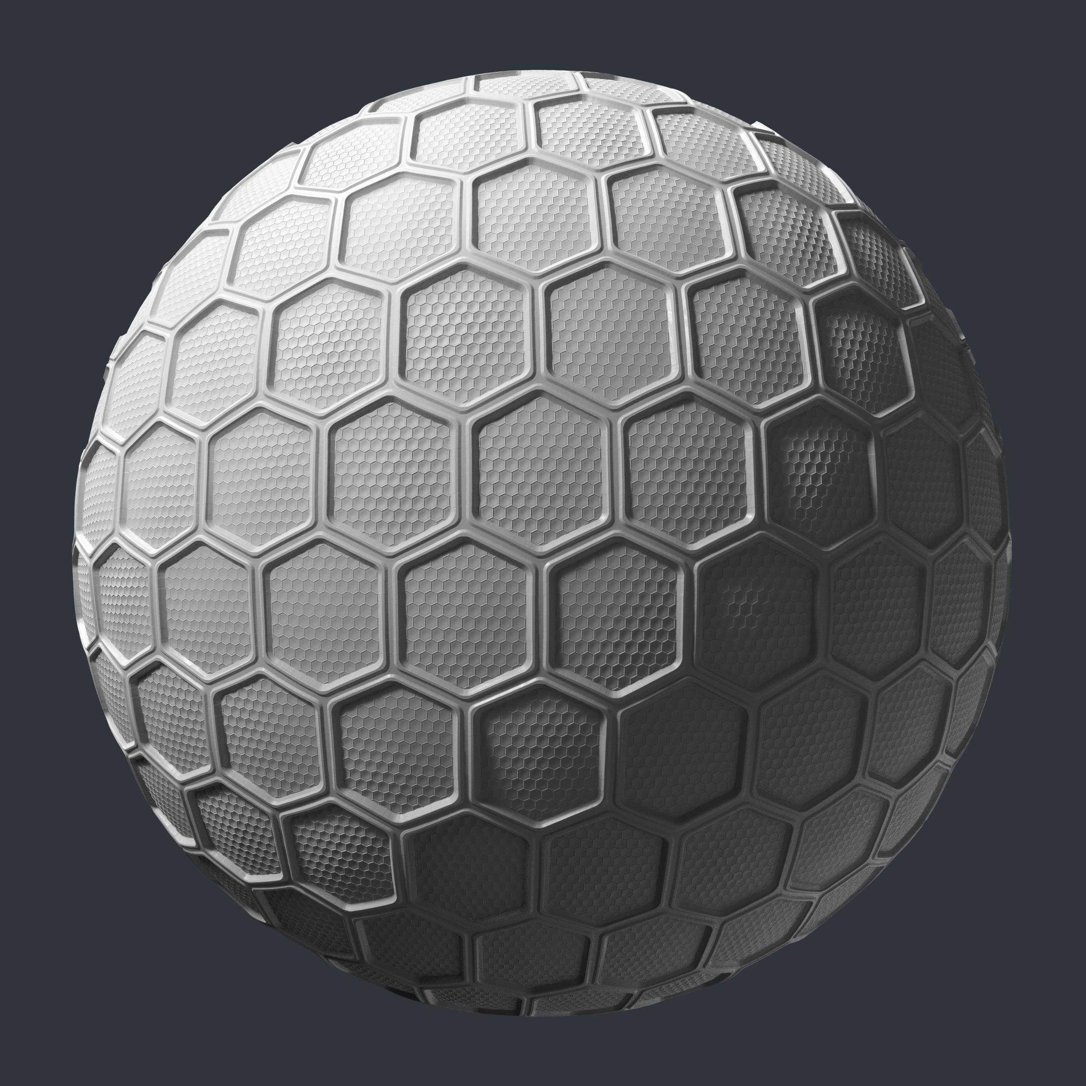 Sci-fi Hexagon Pattern - PBR0348