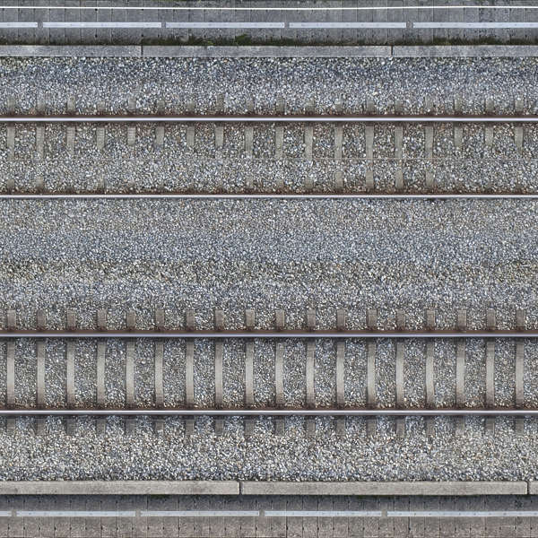 Rails0031 - Free Background Texture - Aerial Railway Railroad Rails ...