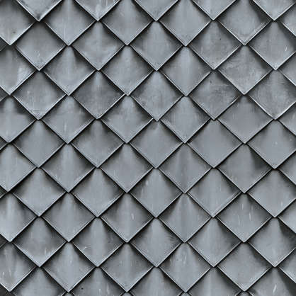 zinc roof tiles