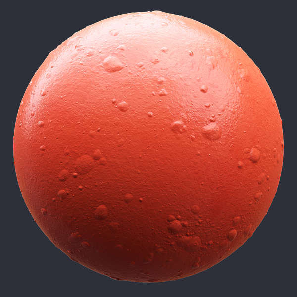 Blistered Paint PBR Material (Customizable)