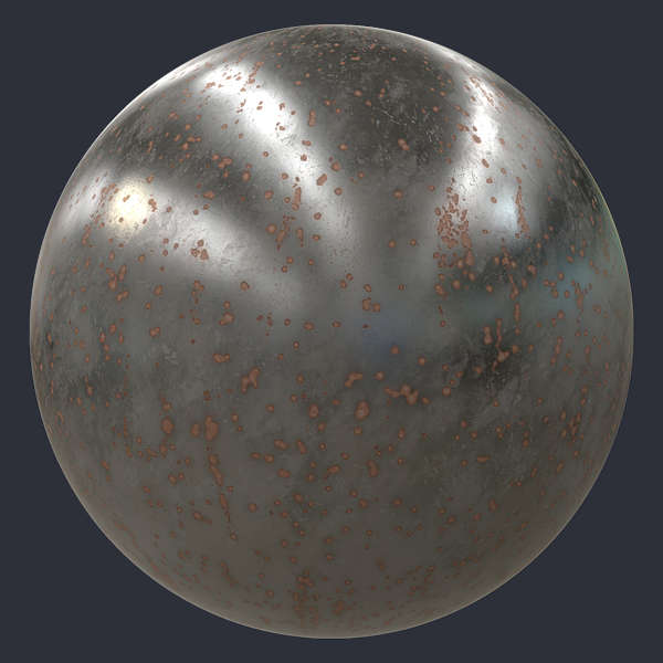 Rusted Steel Pbr Material S0100 2516