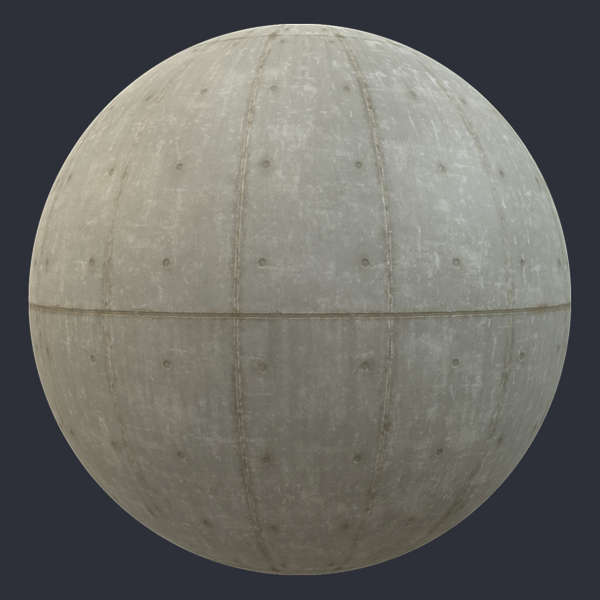 Concrete Wall PBR Material