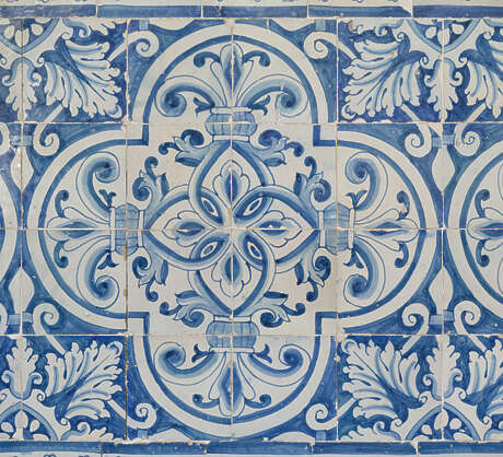 TilesAzulejoBlue0013 - Free Background Texture - tiles ornate ...